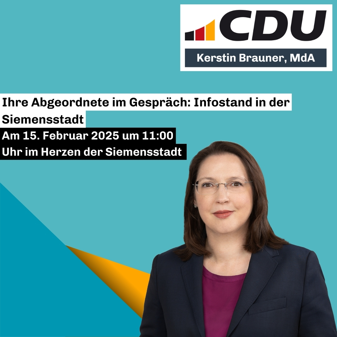 Infostand in der Siemensstadt